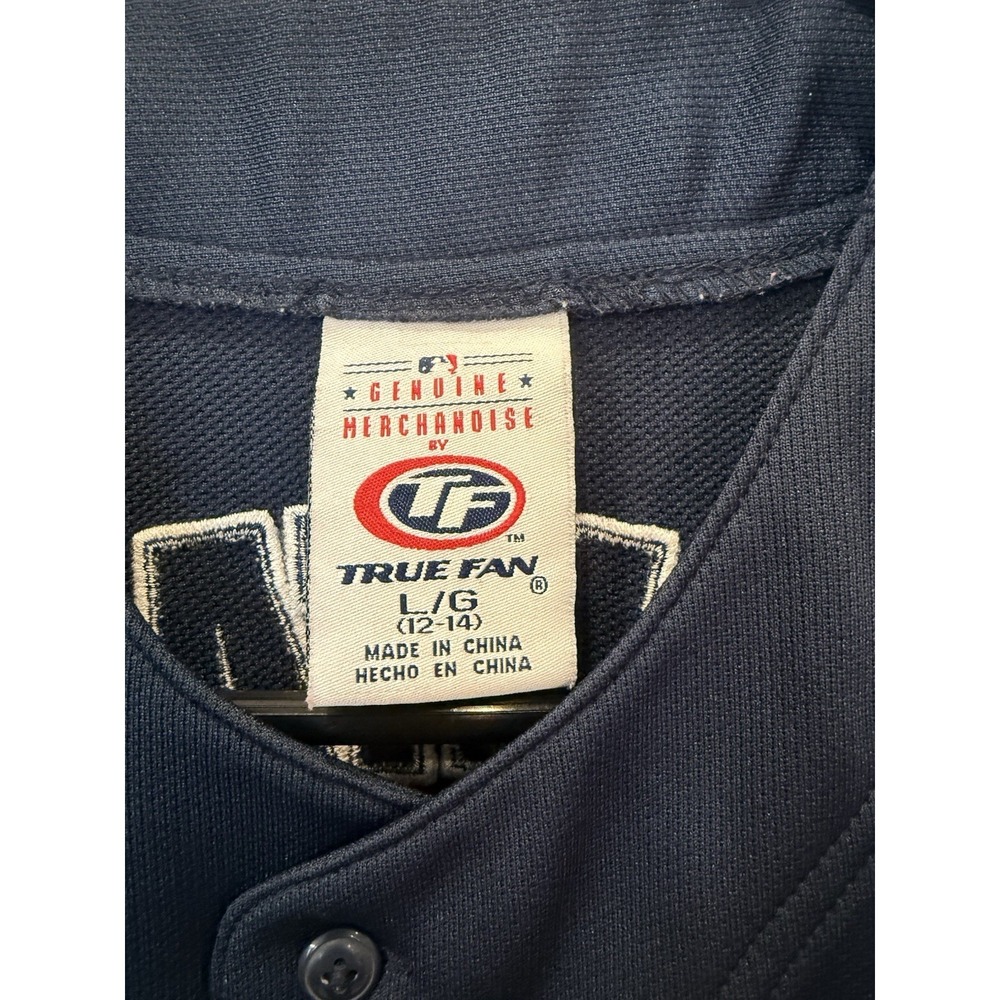 Vintage Majestic Minnesota Twins Johan Santana Sewn‎ On Jersey Youth Sz L  12-14 - Picture 3 of 5